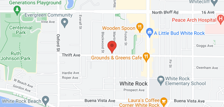 map of 104 15035 THRIFT AVENUE